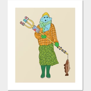 Aqua Mummer Posters and Art